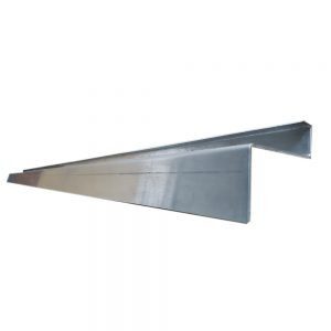 PERFIL SUPERIOR DE MARCO ALUM 3mm75x105x40x20mmx2.44m